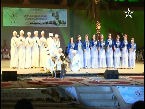 بالفيديو افتتاح الدورة الـ 5 لمهرجان أحواش في ورزازات