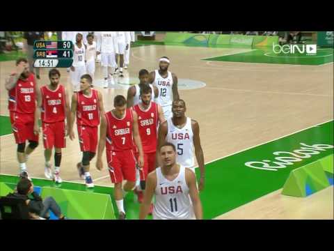 سلة رجال اميركا تتجنب رصاصة صربيا وتتوجه الى ربع نهائي الأولمبياد