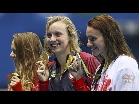 بالفيديو السباحة الأميركية كاتي ليديكي تتوج بثالث ذهبية في أولمبياد ريو