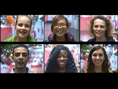 بالفيديو خمسون الف متطوع من جميع انحاء العالم يسهمون في انجاح الاولمبياد