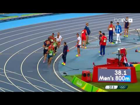 شاهد  المخلوفي يتأهل إلى النهائي في سباق 800م