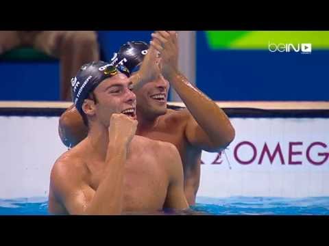 الإيطالي غريغوريو بالترينييري يحرز ذهبية 1500 م حرة