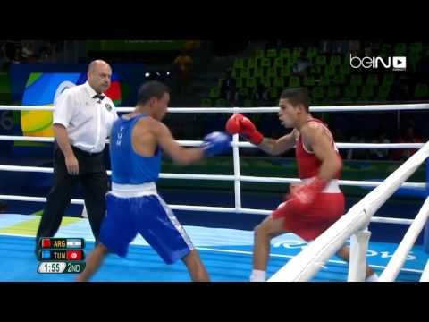 بالفيديو  بلال المحمدي يواجه البيرتو ميليان ضمن مسابقات الملاكمة