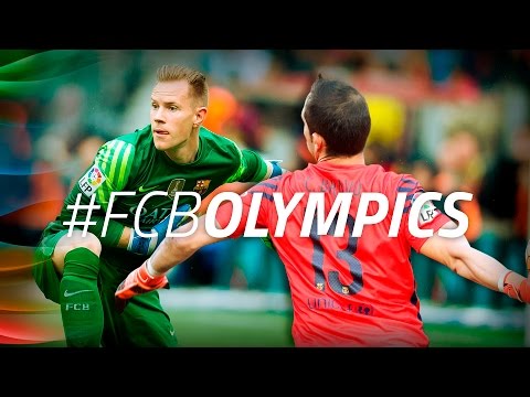 شاهد حراس مرمى برشلونة يدعمون أولمبياد 2016