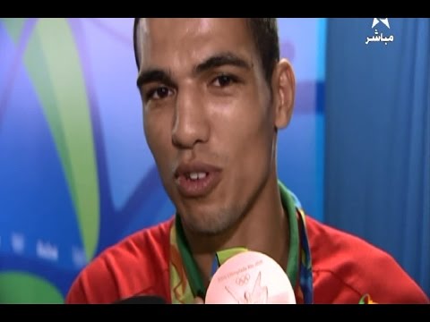 شاهد محمد ربيعي بعد تتويجه بالميدالية البرونزية في أولمبياد ريو