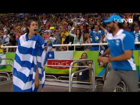 بالفيديو اليونانية ستيفانيدي تحرز الميدالية الذهبية في سباق القفز بالزانة