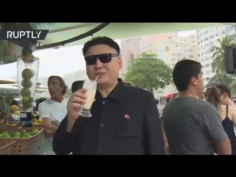 بالفيديو شبيه كيم جونغ أون في مدرجات أولمبياد ريو