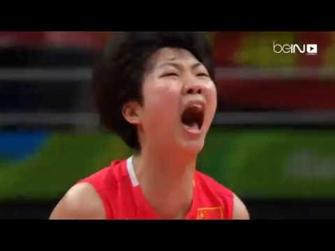 بالفيديو شاهد مباراة الكرة الطائرة بين الصين 31 صربيا  سيدات