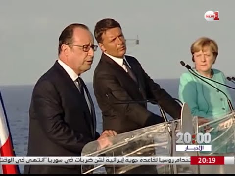 بالفيديو اجتماع بين ميركل وهولاند ورينتسي لتعزيز تماسك الاتحاد الأوروبي بإيطاليا