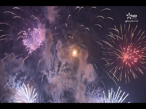 بالفيديو شاهد إطلاق شهب إصطناعية في سماء المضيق