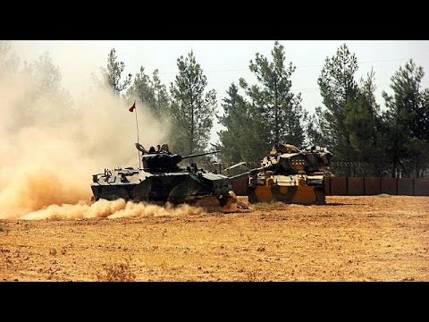 الجيش التركي يبدأ حملة عسكرية ضد تنظيم داعش في جرابلس