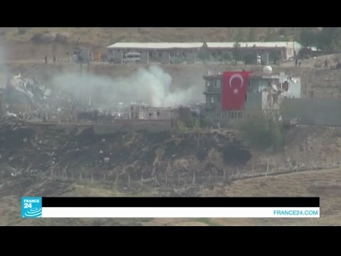 بالفيديو وقوع عدد الشرطة التركية قتلى في جيزري