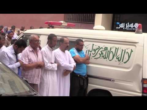 بالفيديو شاهد جنازة العداءة سهام العرايشي