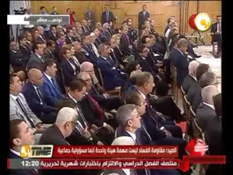 حكومة الوحدة الوطنية التونسية الجديدة تتسلم مهامها من حكومة الصيد