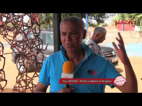 عزيز جواد يهدي تمثاله الجمل إلى العاهل المغربي