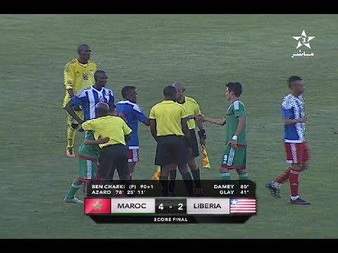 شاهد اللقاء الودي بين المنتخب الوطني ونظيره لليبيري