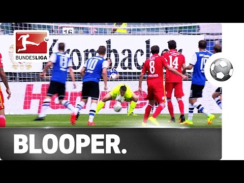 شاهد  خطأ كارثى لحارس مرمى ألماني