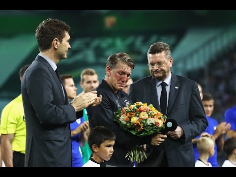 شاهد الدموع تهزم شفاينشتايغر في ليلة وداع ألمانيا