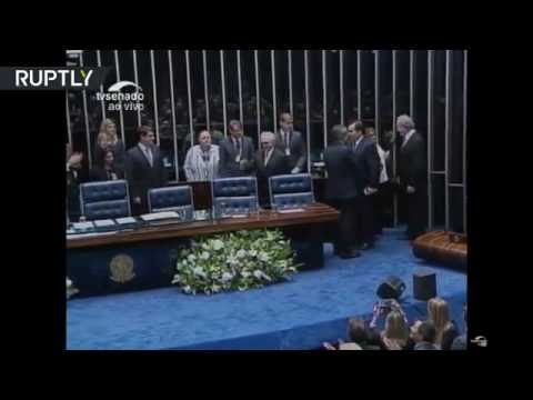 شاهد ميشال تامر يصبح رئيسًا للبرازيل بشكل رسمي