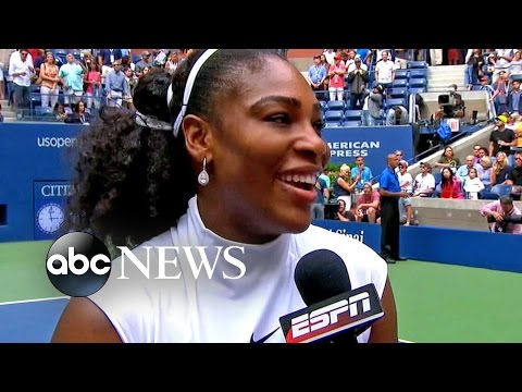 شاهد سيرينا ويليامز تحطم الرقم القياسي لرجال وسيدات التنس