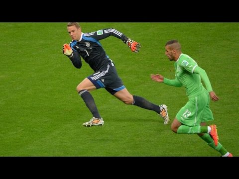 مهارات المراوغة الجنونية على طريقة حراس المرمى