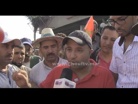 بالفيديو احتجاجات تجار سوق الجملة