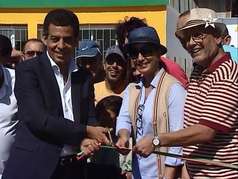 بالفيديو تدشين ملعب نجم الشباب الرياضي في حلته الجديدة