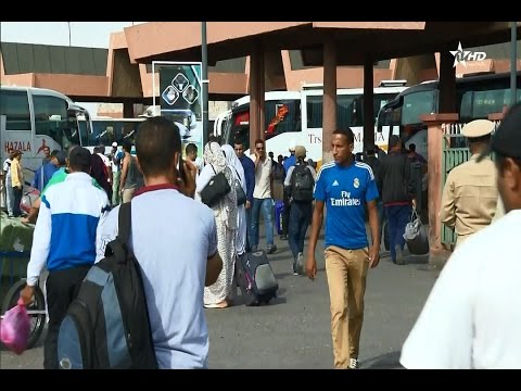 شاهد إجراءات استثنائية في المحطة الطرقية باب دكالة