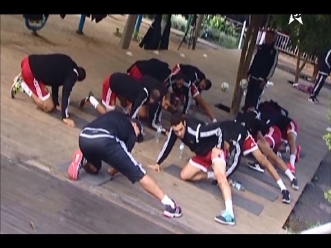 شاهد تحضيرات المنتخب المغربي لمباراته الثانية في مونديال الفوت صال