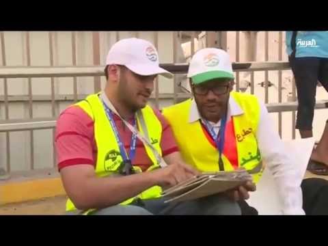 بالفيديو متطوعون غير عرب في شعائر الحج