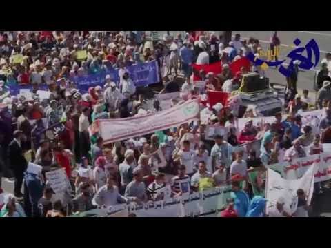مسيرة في الدار البيضاء ضد رئيس الحكومة عبد  إليه بن كيران