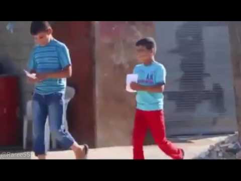 شاهد رد فعل أطفال سوريين قدّم لهم مجهول عيدية