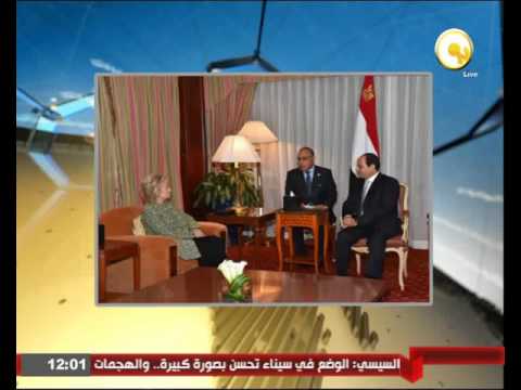 السيسي يلتقي المرشحة الديمقراطية للرئاسة الأميركية هيلاري كلينتون