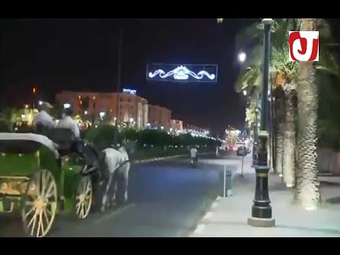بالفيديو تجديد الانارة العمومية استعدادا لاستقبال قمة المناخ كوب 22 في مراكش