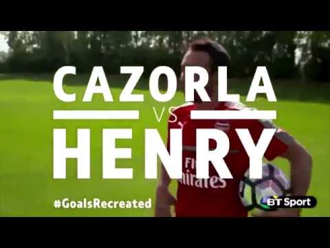 بالفيديو كازورلا يتمرن على هدف لتييري هنري