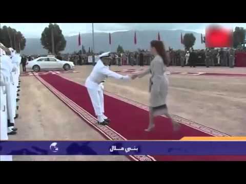 شاهد رد فعل غير متوقع  من زوجة ملك المغرب