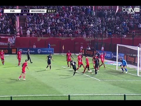 هدف التعادل لمولودية بجاية الجزائري في مرمى الفتح الرباطي