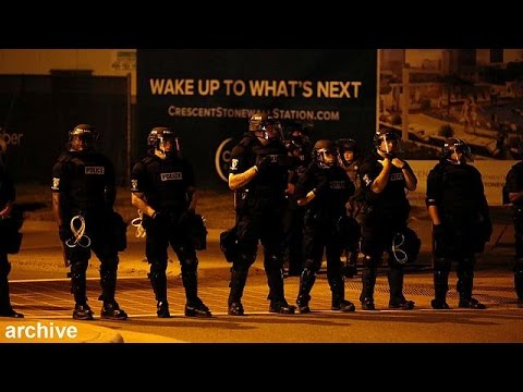 شاهد الاحتجاجات ضد التمييز العنصري  في تشارلوت الأميركية