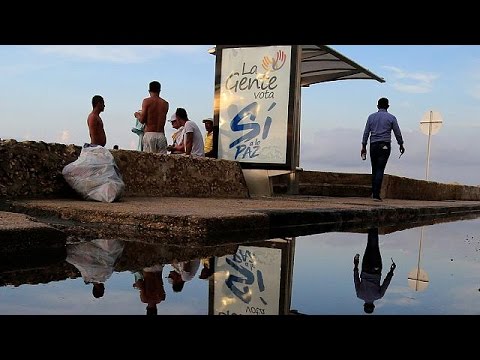 بالفيديو حفل توقيع اتفاق السلام التاريخي بين الحكومة الكولومبية ومتمردي فارك