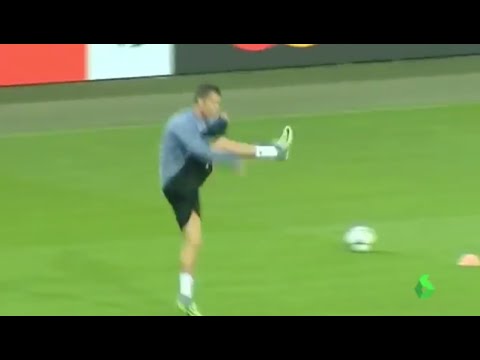 شاهد رد فعل رونالدو ضد رودريغيز في تدريبات الريال