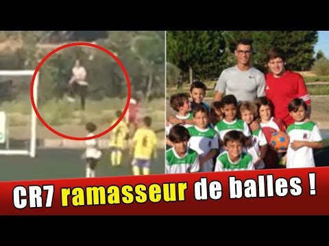 بالفيديو رونالدو يتحوّل إلى جامع كرات في مباراة أطفال