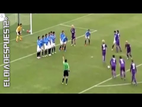 بالفيديو أغرب الخدع المدهشة فى تسديد الضربات الحرة