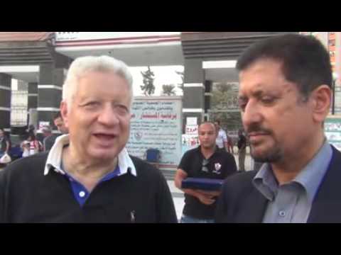 مرتضى منصور يشكر الإمارات على التبرع لمسجد النادى بمليون جنيه