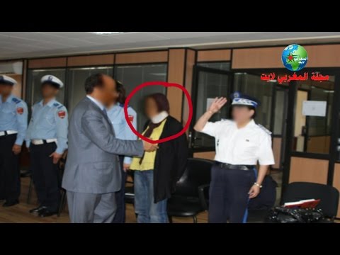 شاهد توقيف شابّة في مطار مغربي