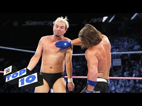 شاهد أبرز 10 سماك داون بعروض الwwe الأخيرة
