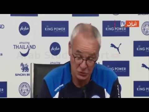 بالفيديو كلاوديو رانييري يفتخر باللاعبين رياض محرز و جيمي فاردي