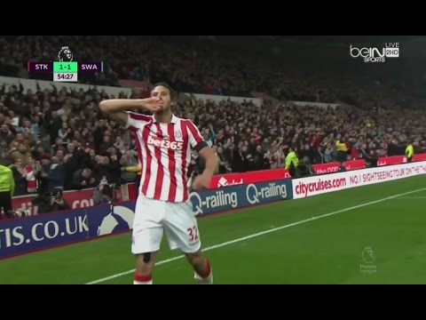 شاهد اهداف مباراة ستوك سيتي وسوانزي سيتي 31