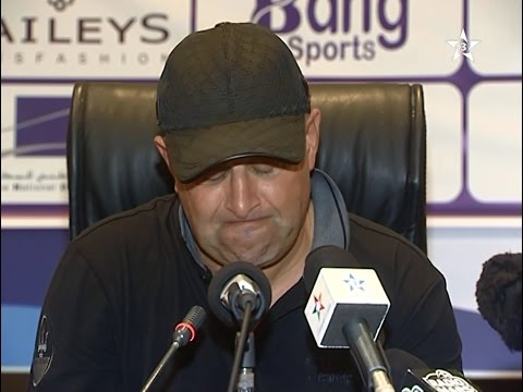 شاهد بنشيخة يُغالب دموعه على ضياع التأهل لنهائي كأس العرش