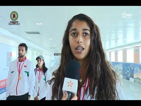 شاهد المنتخب المغربي للتنس يعود إلى أرض الوطن