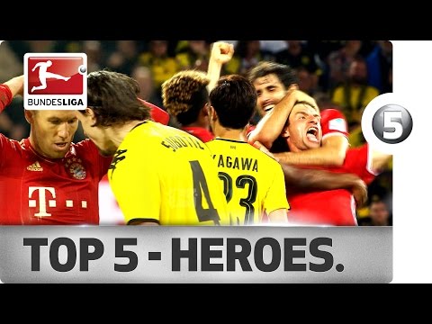 بالفيديو أبرز الأبطال الرياضيين في تاريخ كلاسيكو البوندسليغا